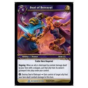  Seal of Betrayal   Servants of the Betrayer   Rare [Toy 