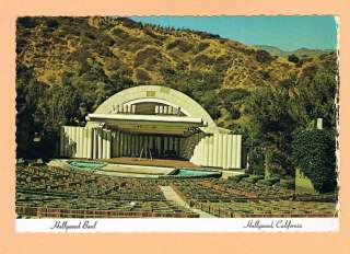   Bowl, Hollywood California Amphitheatre Unused close to Los Angeles CA