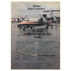  1982 Air Wisconsin de Havilland DASH 7 Plane Photo Print 