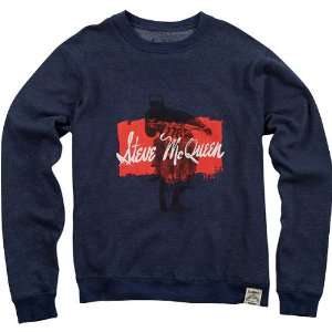   Sweatshirt w/ Free B&F Heart Sticker Bundle   Navy Heather / Large