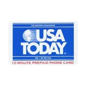 Collectible Phone Card 10m USA Today The Nations Newspaper   No 1 