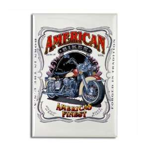   Magnet American Biker Americas Finest Born in the USA Everything