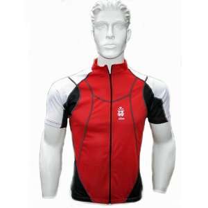   White Cycling Fitness Training Biking Jersey Top