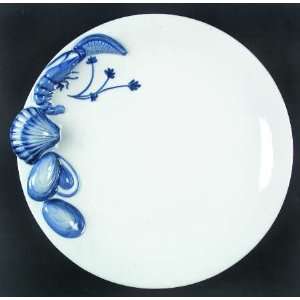 Artland Seafood Ocean Blue Dinner Plate, Fine China Dinnerware  