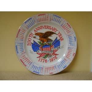 200TH ANNIVERSARY USA PLATE NEW