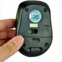  Wireless Optical Mouse/Mice + Mini Receiver V300 black/sliver  