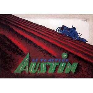  Vintage Art Tracteur Austin   01136 x