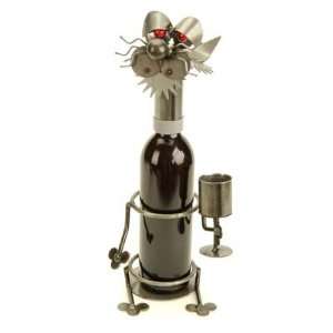  Drinking Cat Wine Holder Yardbirds by Richard Kolb
