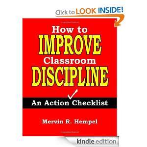   Improve Classroom Discipline Mervin Hempel  Kindle Store