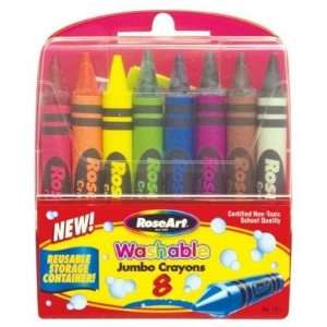  RoseArt Jumbo Crayons with Plastic Case (RAI 161 