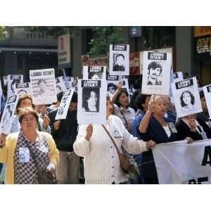 Protest by Mothers of the Missing (Desaparasidos), Chile, South 