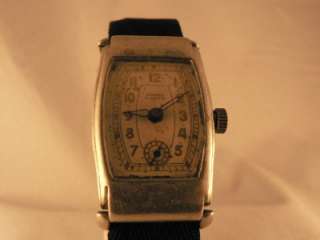 Ancre Wrist Watch 15 Rubis Kal 22 D.R.G.M. Flexy Lugs Germany Ca 1930 