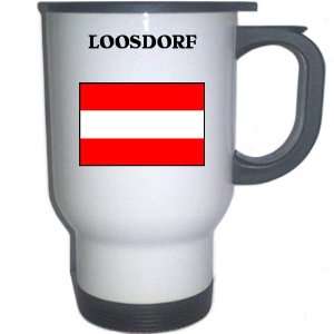  Austria   LOOSDORF White Stainless Steel Mug Everything 