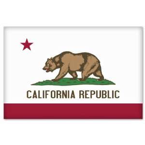  California State Flag car bumper sticker decal 5 x 4 