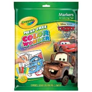  1KOB9045 Crayola Mess Free Color Wonder Disney Pixar Cars 