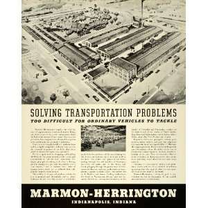  1941 Ad Marmon Herrington Factory Plant Indianapolis Truck 