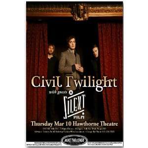   Twilight Poster   Concert Flyer   With a Silent Film