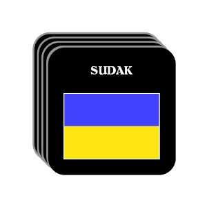  Ukraine   SUDAK Set of 4 Mini Mousepad Coasters 