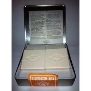   Karite Almond & Honey 8 Extra Gentle Soap Bars In Metal Box From Paris