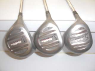   are bidding on a set of mens left handed golf clubs. Set includes