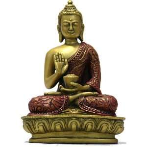  Sm. Nepali Buddha, blessing pose, 5.5H