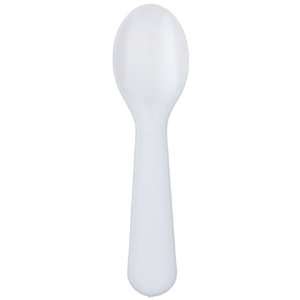   Light Weight Polystyrene Taster Spoon, 3 Length, White (Case of 3000