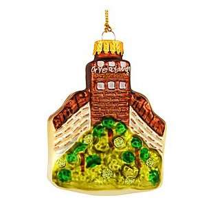  Great Wall Of China Glass Ornament