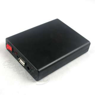   Battery Holder Box DIY Case With ON/Off Switch USB DC3.5 DC5.5 LED