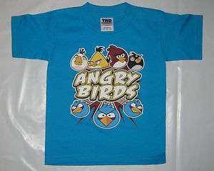 Teal Angry Birds The Nest Toddler Unisex Child Kid Cotton Tee T Shirt 