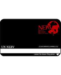 NERV Costume Cosplay ID Card Custom Asuka Rei Prop  