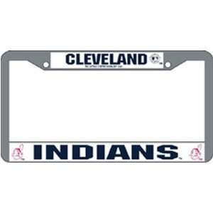  Cleveland Indians MLB Chrome License Plate Frame 