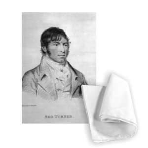  Ned Turner, engraved by Hopwood (engraving)    Tea Towel 