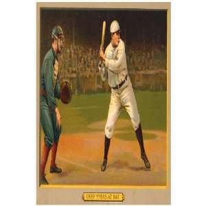 11x 14 Poster. Chief Myers at bat, Baseball Sports Poster. Decor 
