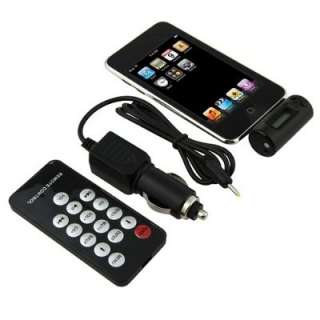 in 1 FM Transmitter + Car Charger for iPod & iPhone3G/3GS/4 w/ LCD 