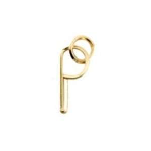 Ultra Unique By Boe 14k Gold Filled Alphabet Letter P Initial Charm 