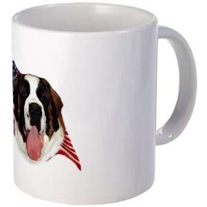  Saint Bernard Flag Pets Mug by 