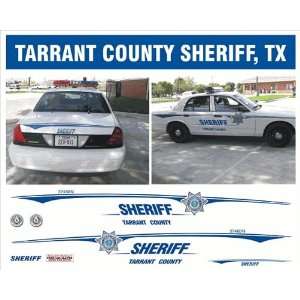  BILL BOZO TARRANT COUNTY, TX SHERIFF POLICE DECALS