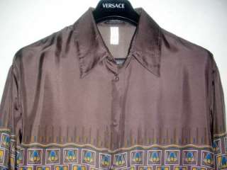   mens iconic silk shirt gianni collezioni vintage 1996 gianni magic