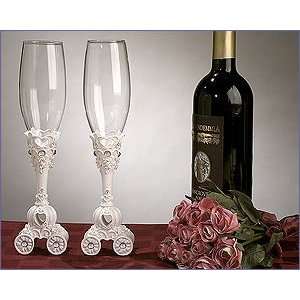  Fairytale Theme Toasting Glasses   Wedding Party Favors 