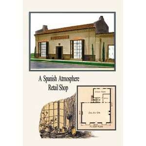  Spanish Atmosphere Retail Shop   20x30 Gallery Wrapped 