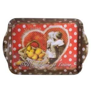  French Extra Small Tray Madeleine je taime Kitchen 