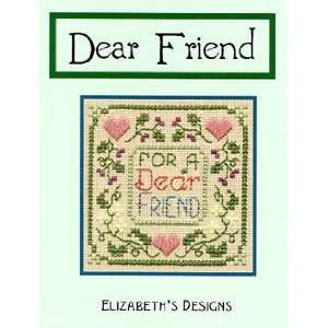  Dear Friend   Cross Stitch Pattern Arts, Crafts & Sewing
