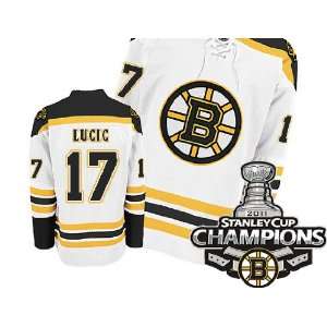    EDGE Boston Bruins Authentic NHL Jerseys #17 Milan Lucic Hockey 