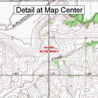  USGS Topographic Quadrangle Map   Unadilla, Nebraska 