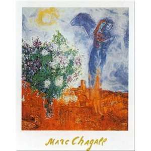 Couple Au Dessus St. Paul by Marc Chagall 20 X 16 Art 