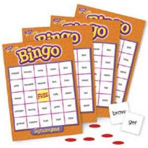  Synonyms Bingo Game Toys & Games