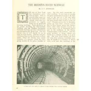  1908 Hudson River Subway New York illustrated Everything 