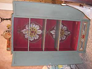 Cabinet, from 1920s Hand Painted Artist Angela Neuhaus Excellent 