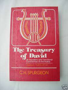 TREASURY OF DAVID by C.H. SPURGEON Vol 2 Psalms 27 52  
