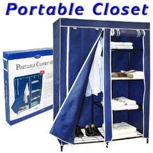 Portable Closet Storage Unit Over 5 Feet Tall Navy 